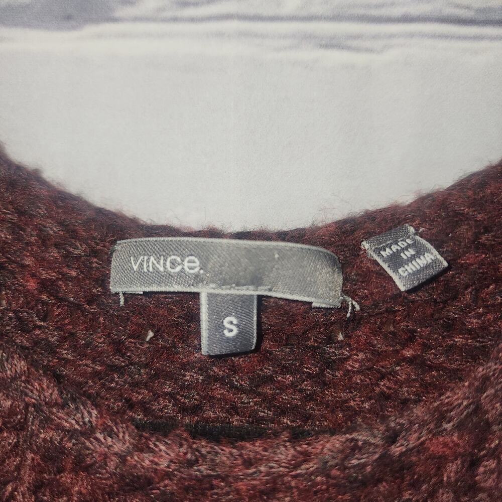 Vince Sweater Womens S Wool Blend Fuzzy Thick cabincore normcore corpcore - Picture 3 of 7